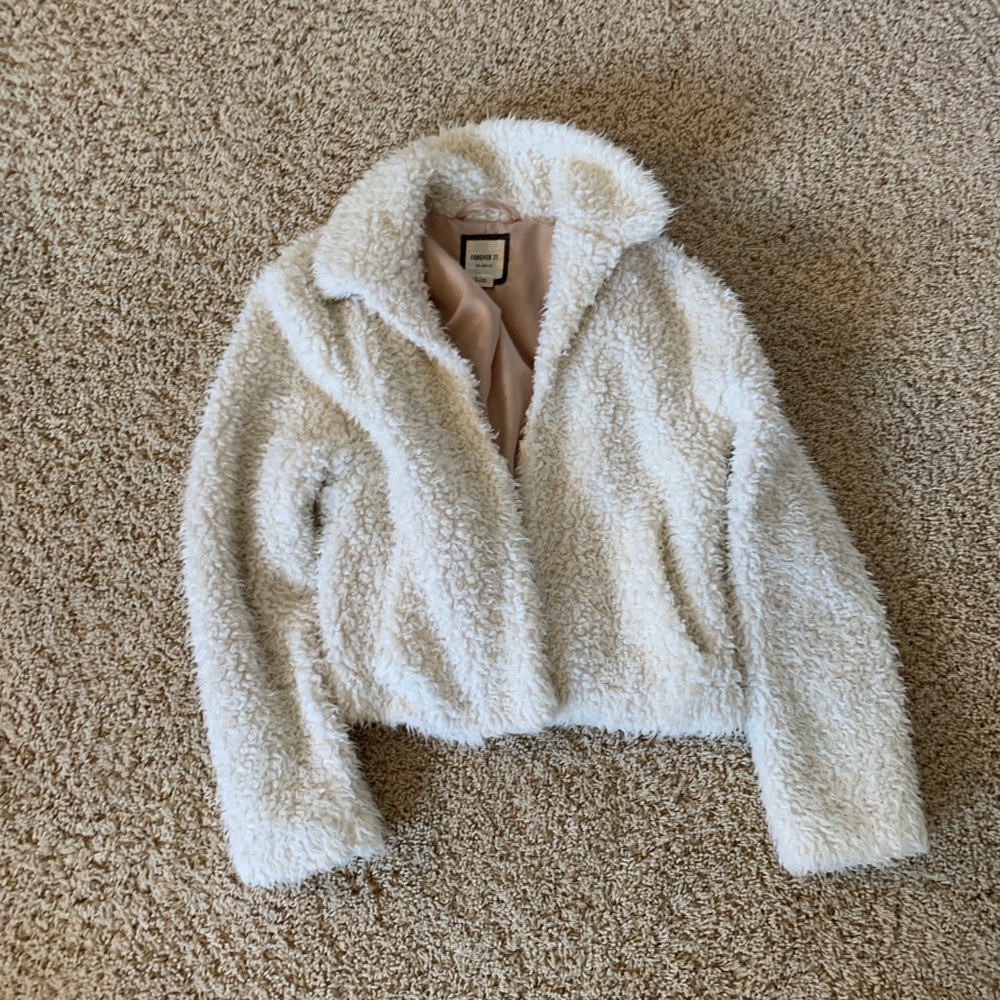 Forever 21 fluffy jacket